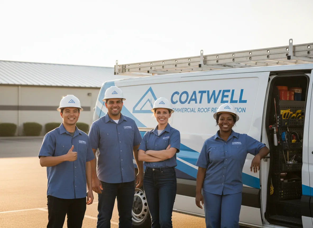 Commercial roof coating company in Fidelity, IL